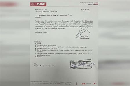 CHP'de 22. Olağanüstü Kurultay kararı... Bine yakın delegenin imzasıyla Olağanüstü Kurultay 21 Eylül Pazar günü yapılacak