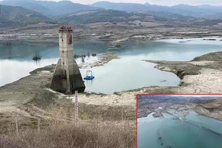 Naip Barajı'nda su seviyesi yüzde 1'in altına düştü